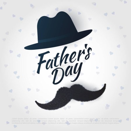 Illustration for Vector Illustration of Father's day - Royalty Free Image