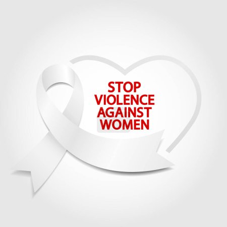 Téléchargez les illustrations : Illustration vectorielle de la Journée internationale pour l'élimination de la violence à l'égard des femmes - en licence libre de droit