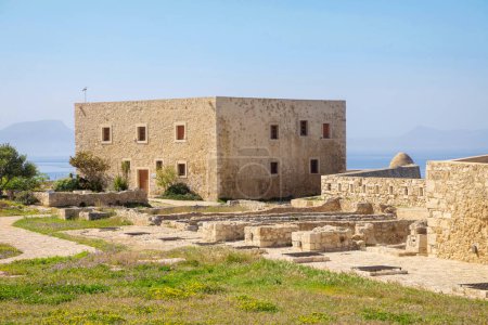 Gebäude der Residenz der Stadträte in Fortezza von Rethymno, Kreta, Griechenland