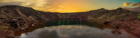 Photo for Keri is a volcanic crater lake located in the Grmsnes area of southern Iceland. - Royalty Free Image