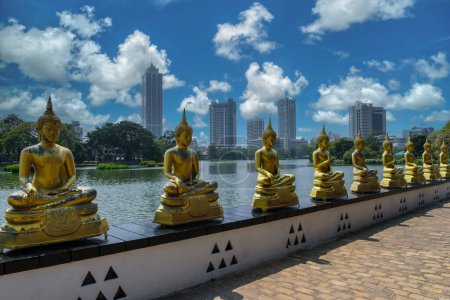 Photo for Seema Malaka is a Buddhist temple in Colombo, Sri Lanka. The temple is mainly used for meditation and rest. - Royalty Free Image