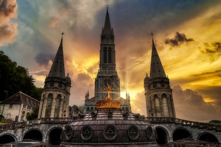 Lourdes is a city in southwestern France, in the foothills of the Pyrenees. It is known throughout the world for the Shrines of Our Lady of Lourdes, an important Catholic pilgrimage site.