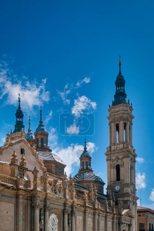 Photo for Basilica of Our Lady of the Pillar, Zaragoza, Spain - Royalty Free Image