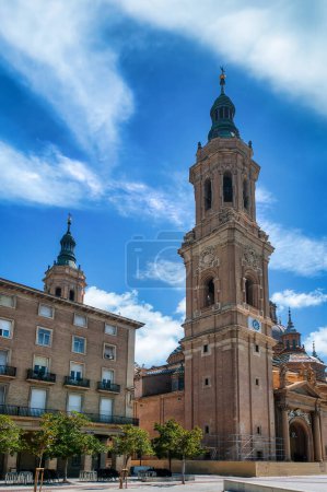 Photo for Basilica of Our Lady of the Pillar, Zaragoza, Spain - Royalty Free Image