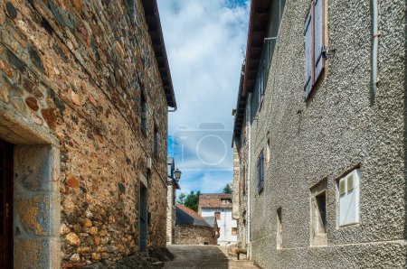Photo for Sallent de Gllego is a Spanish municipality, belonging to the Alto Gllego region, north of the province of Huesca, autonomous community of Aragon - Royalty Free Image