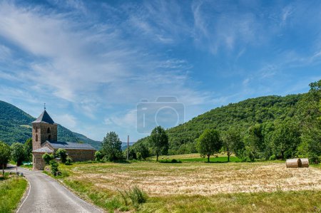 Photo for Coll town in The Boh Valley is the largest municipality in the Catalan region of Alta Ribagorza. - Royalty Free Image