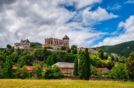 Photo for Saint-Bertrand-de-Comminges is a French commune in the Haute-Garonne department in the Midi-Pyrnes region. It is classified in the category of the most beautiful towns in France - Royalty Free Image