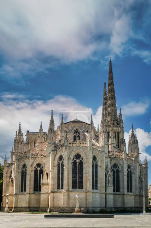 Photo for The Cathedral of Saint Andrew of Bordeaux is a Gothic-style cathedral church located in the French city of Bordeaux. France - Royalty Free Image
