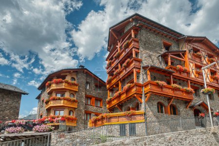 El Serrat es un pueblo de montaña en la parroquia de Ordino, Andorra. _