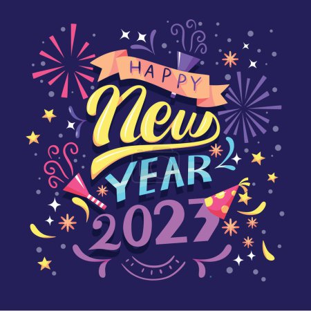 Photo for Happy new year 2023 colettion - Royalty Free Image