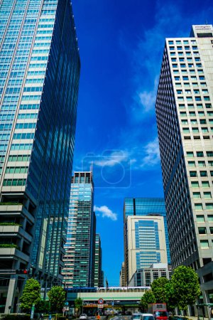 Photo for Office buildings in Nihonbashi, Tokyo. Shooting Location: Chuo -ku, Tokyo - Royalty Free Image