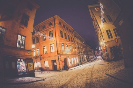 Téléchargez les photos : Stockholm quartier résidentiel (Suède). Lieu de tournage : Suède, Stockholm - en image libre de droit
