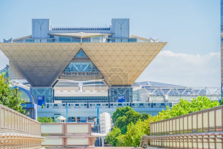 Photo for Tokyo Big Sight (Tokyo International Exhibition Center). Shooting Location: Koto -ku, Tokyo - Royalty Free Image