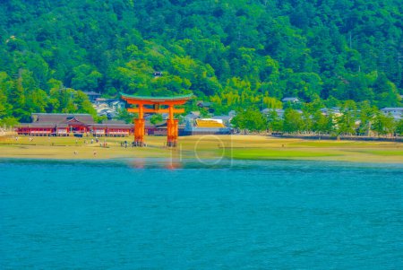 Photo for Miyajima / Itsukushima Shrine torii. Shooting Location: Hiroshima - Royalty Free Image