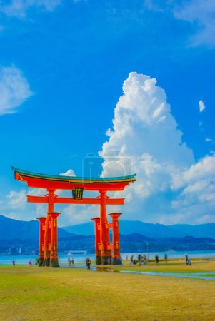 Photo for Miyajima / Itsukushima Shrine torii. Shooting Location: Hiroshima - Royalty Free Image