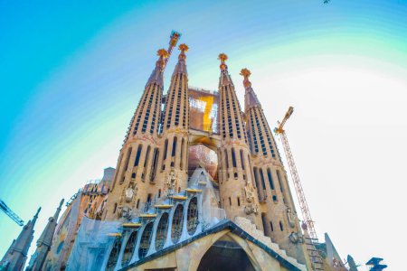 Téléchargez les photos : Sagrada Familia (Barcelone). Lieu de tournage : Espagne, Barcelone - en image libre de droit