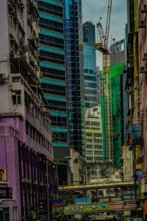Foto de Ciudad de Hong Kong. Ubicación del tiroteo: Hong Kong Special Administrative District - Imagen libre de derechos