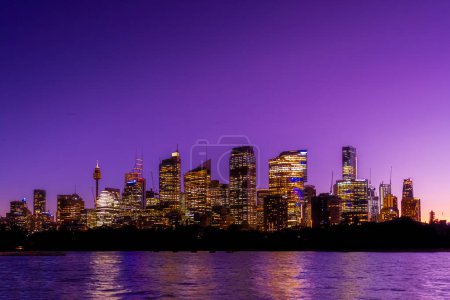 Sydney sunset and buildings. Shooting Location: Australia, Sydney