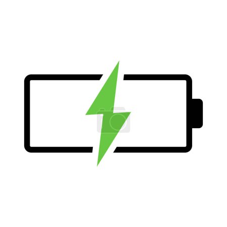 Photo for Battery charging icon. Fast charge icon. Battery fast charge symbol. Vector illustration. - Royalty Free Image