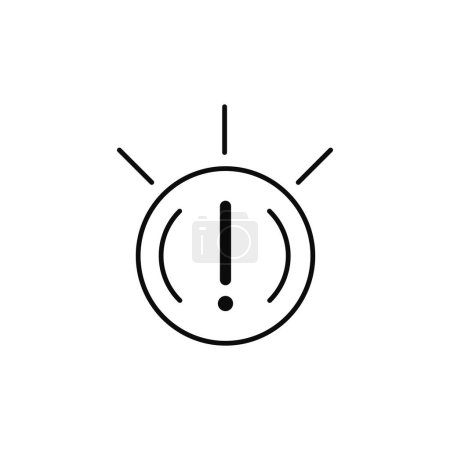 Ilustración de Notification Related Vector Line Icons. Contains such Icons as Mute, Notice, Notification Bell and more - Imagen libre de derechos