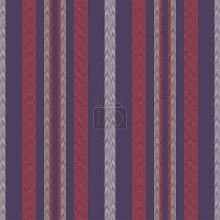 Illustration for Vertical lines stripe pattern. Vector stripes background fabric texture. Geometric striped line seamless abstract design for textile print, wrapping paper, gift card, wallpaper. - Royalty Free Image