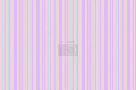 Illustration for Lines fabric textile of seamless background vertical with a pattern stripe texture vector in light and blanched almond colors. - Royalty Free Image