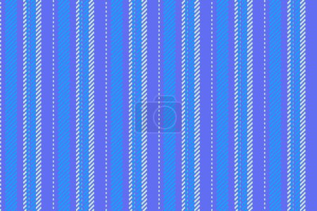 Ilustración de Textil vector vertical de rayas de textura de líneas con un tejido de patrón de fondo sin costuras en colores azules y brillantes. - Imagen libre de derechos