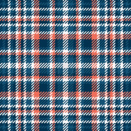 Illustration for Check tartan background of plaid vector textile with a pattern texture seamless fabric in cyan and atlantic colors. - Royalty Free Image