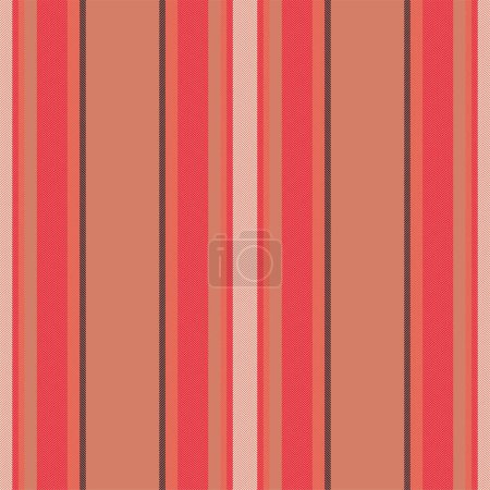 Illustration for Vertical lines stripe pattern. Vector stripes background fabric texture. Geometric striped line seamless abstract design for textile print, wrapping paper, gift card, wallpaper. - Royalty Free Image