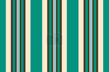 Illustration for Azul pattern vector stripe, down textile fabric background. Quality seamless vertical lines texture in teal and dark colors. - Royalty Free Image