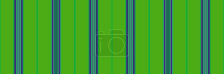 Illustration for Creativity textile seamless fabric, creation vector texture pattern. Graph stripe background lines vertical in green and violet color. - Royalty Free Image
