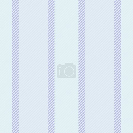 Ilustración de Tejido de líneas de fondo de franja textil sin costuras con una textura vectorial patrón vertical en colores claros y pastel nieve. - Imagen libre de derechos