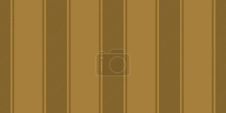 Illustration for Mexican texture pattern seamless, coloured vertical background textile. Suit stripe fabric vector lines in amber colo. - Royalty Free Image