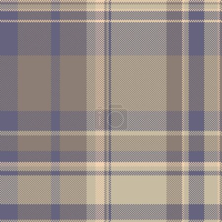 Vintage vector check plaid, free seamless texture background. Attire pattern tartan textile fabric in pastel and light colors.