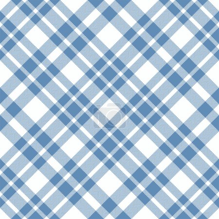 Illustration for Plaid pattern vector. Check fabric texture. Seamless textile design for clothes, paper print or web background. - Royalty Free Image