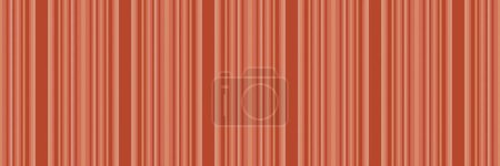 Deco texture background seamless, straight textile pattern vector. Textile stripe vertical lines fabric in red and orange color.