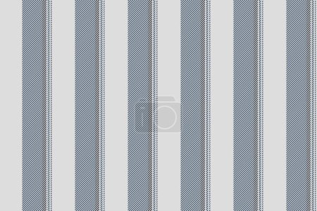 Schlafzimmernahtloser Musterstoff, durchgehende Linien Textilstreifen. Oberflächen-Hintergrund vertikaler Texturvektor in Gainsboro- und Cyan-Farbe.