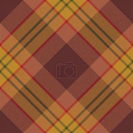 Plaid pattern vector. Check fabric texture. Seamless textile design for clothes, paper print or web background.