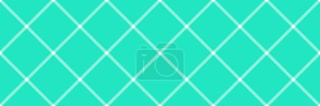 British tartan background pattern, geometry textile plaid vector. Regular seamless texture fabric check in teal and white color.