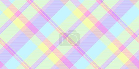 Card tartan texture textile, livingroom check background pattern. Direct fabric plaid vector seamless in light and lime color.