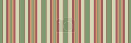 Simple seamless stripe textile, wallpaper pattern vector texture. Pastel lines vertical background fabric in red and pastel color.