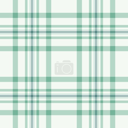 Illustration for Check plaid tartan of texture background pattern with a seamless textile vector fabric in light and white colors. - Royalty Free Image
