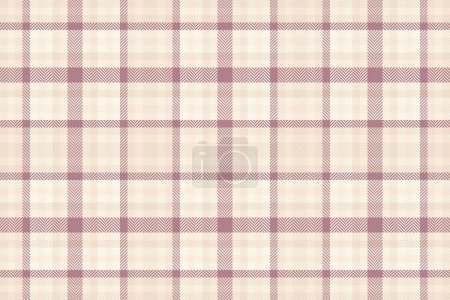 Jpg tartan check texture, textured vector background textile. Bright fabric plaid seamless pattern in light and antique white color.