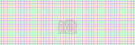 Illustration for String vector tartan textile, purity check fabric plaid. Duvet texture seamless pattern background in light and blanched almond color. - Royalty Free Image