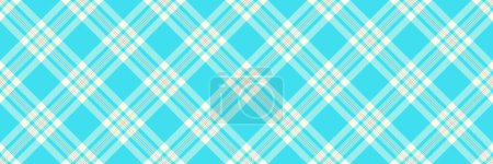 Stage plaid texture check, dining textile seamless tartan. Strip pattern background fabric vector in light and cyan color.