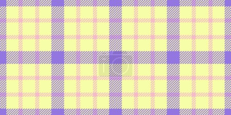 Throw check fabric background, illustration texture textile tartan. Dining room seamless pattern plaid vector in lime and indigo color.
