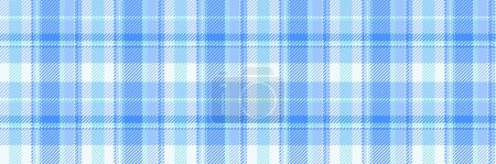 Minimalist background check pattern, size fabric vector texture. Collage plaid textile tartan seamless in blue and mint cream color.