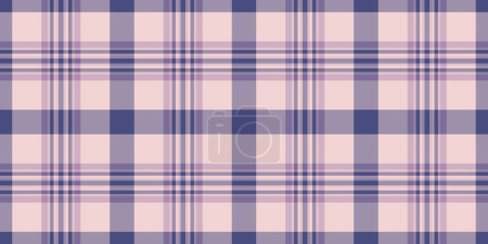 Illustration for National check textile seamless, stripe fabric pattern vector. Decorating texture plaid tartan background in pastel and light color. - Royalty Free Image
