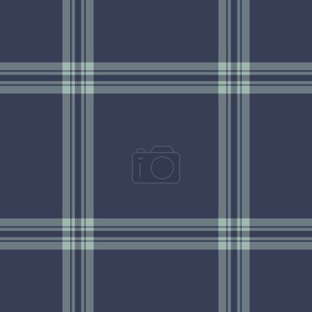 Illustration for List plaid seamless check, choice background texture pattern. Repeating textile vector fabric tartan in pastel and blue color. - Royalty Free Image