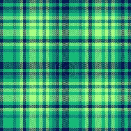 Pattern seamless plaid of fabric textile check with a texture background vector tartan in mint and green colors.